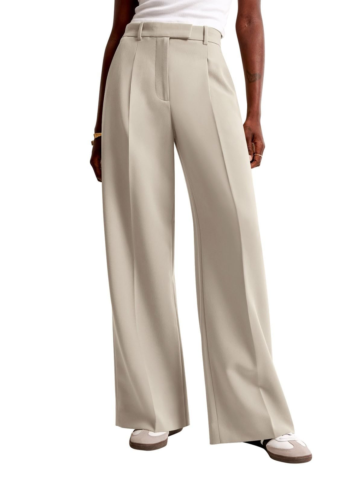 NIMIN Wide-Leg Work Trousers