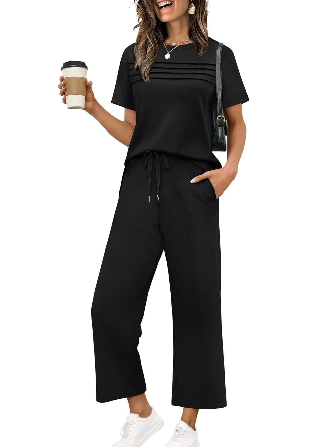 WIHOLL Short-Sleeve Lounge Set